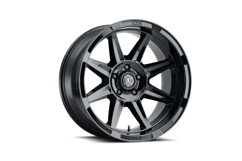 Jeep Wrangler Jk/Jl And Gladiator Jt Icon Vehicle Dynamics Bandit Gloss Black Wheel, 20X10 5X5 1