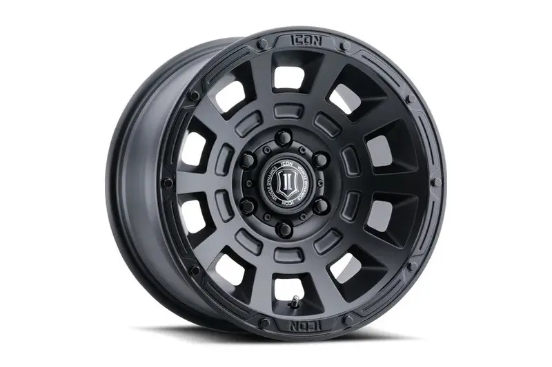 Jeep Wrangler Jk/Jl And Gladiator Jt Icon Vehicle Dynamics Thrust Satin Black Wheel, 17X8.5 5X5 - Jt/Jl/Jk 1