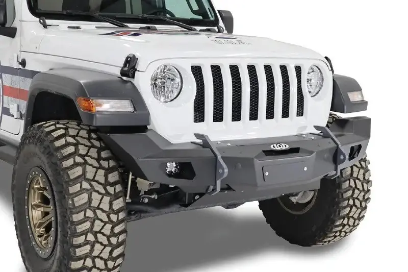 Jeep Wrangler Jk/Jl And Gladiator Jt Lod Offroad Black Ops Full-Width Winch Front Bumper - Bare Steel 1