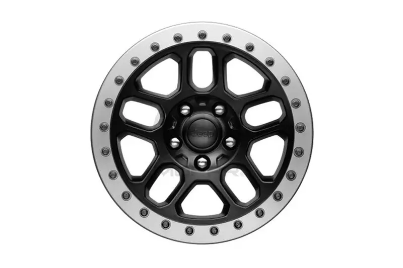 Jeep Wrangler Jk, Jl And Gladiator Jt Mopar Beadlock Capable Wheel, 17X8 5X5 - Black 1