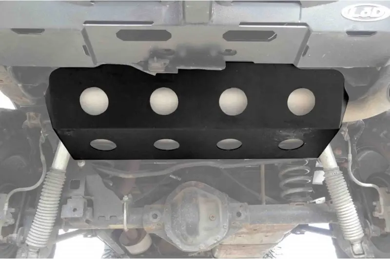 Jeep Wrangler Jk Lod Offroad Destroyer Rear Skid Plate, Bare Steel 1
