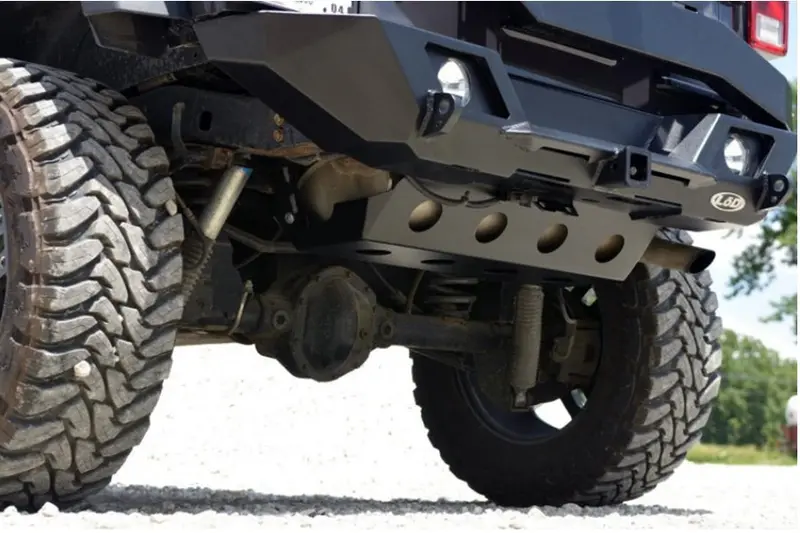 Jeep Wrangler Jk Lod Offroad Destroyer Rear Skid Plate, Black Texture 2