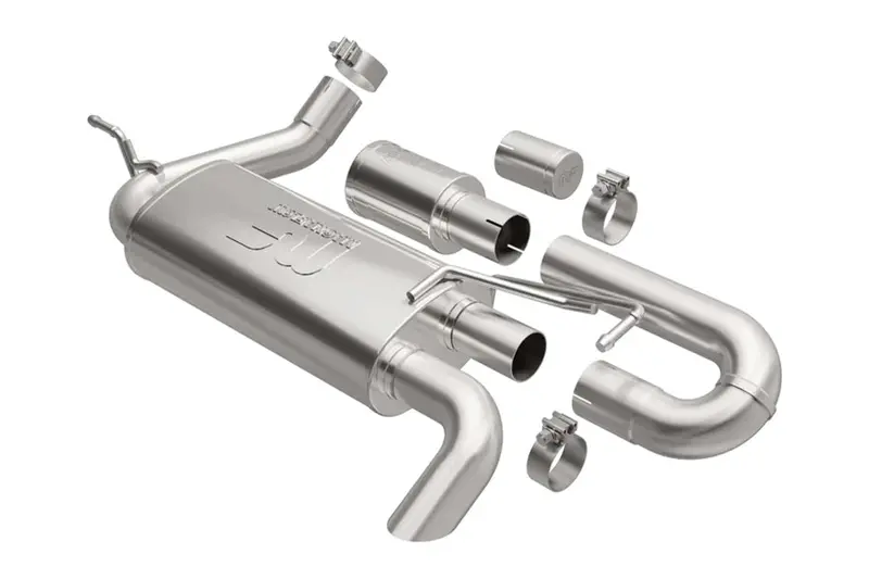 Jeep Wrangler Jk Magnaflow Overland Series Axle-Back Exhaust System 1