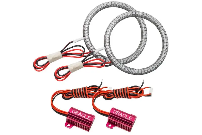 Jeep Wrangler Jk Oracle Led Surface Mount Fog Light Halo Kit - W/O Factory Led Lights, White 1