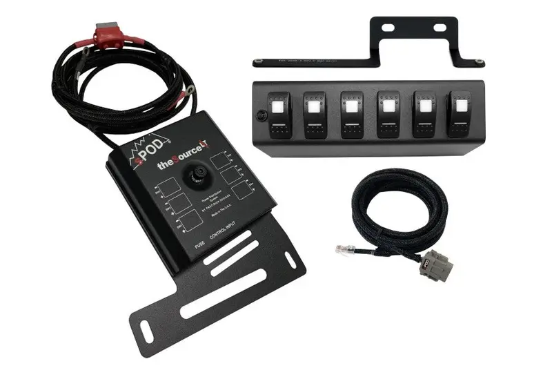 Jeep Wrangler Jk Spod Sourcelt W/Red Led Switch Panel 1