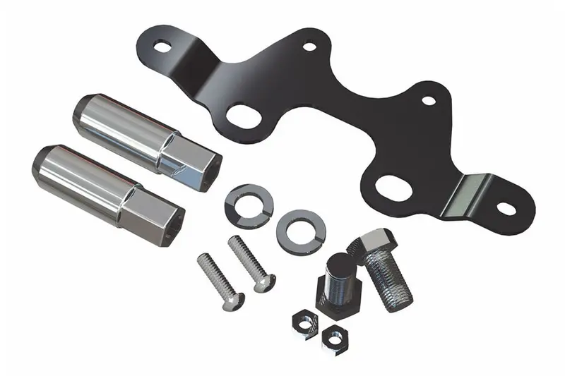 Jeep Wrangler Jk Teraflex Alpha Spare Tire License Plate & 3Rd Brake Light Mount Kit 1
