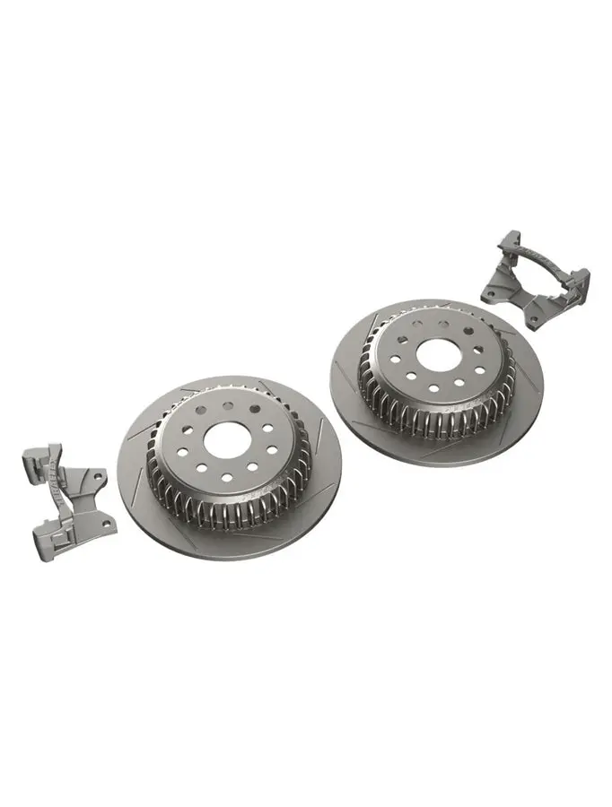 Jeep Wrangler Jk Teraflex Rear Performance Big Rotor Kit W/ Slotted Rotors 1