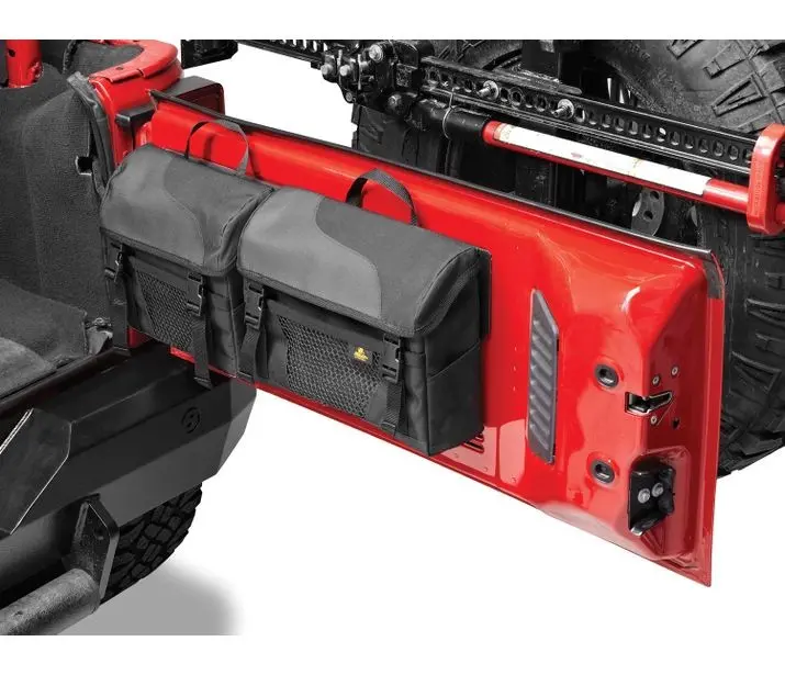 Jeep Wrangler Jk/Tj/Yj Bestop Roughrider Tailgate Organizers - Black Diamond 1