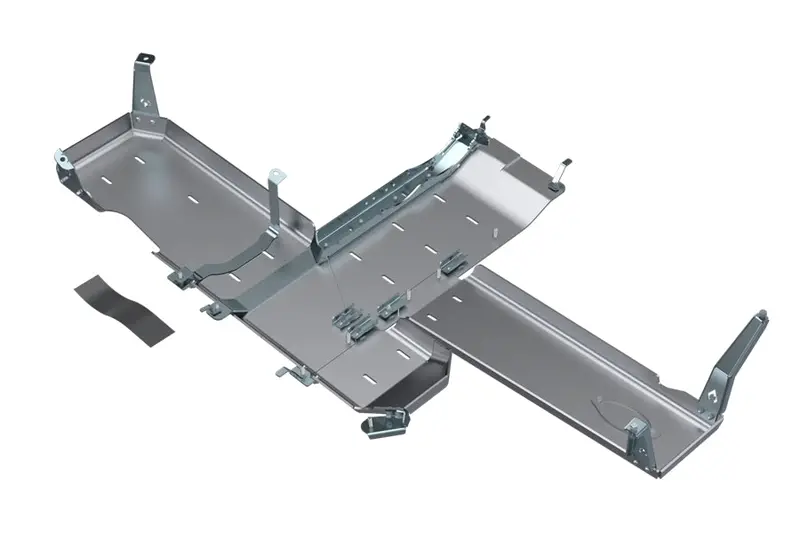 Jeep Wrangler Jl 2-Door 2.0L Artec Industries Full Bellypan Skid Plate W/ Oil Door - Aluminum 1