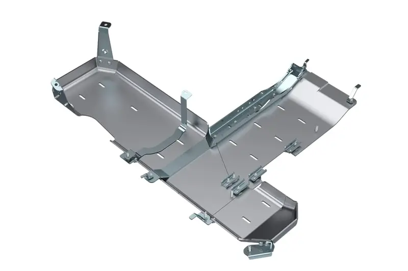 Jeep Wrangler Jl 2-Door 3.6L & 2.0L Artec Industries T-Case/Fuel Skid Plate (Only), Aluminum 1
