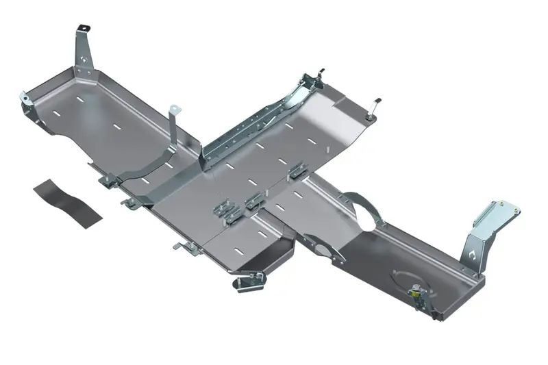Jeep Wrangler Jl -2-Door 3.6L Artec Industries Full Bellypan Skid Plate W/ Oil Door - Aluminum 1