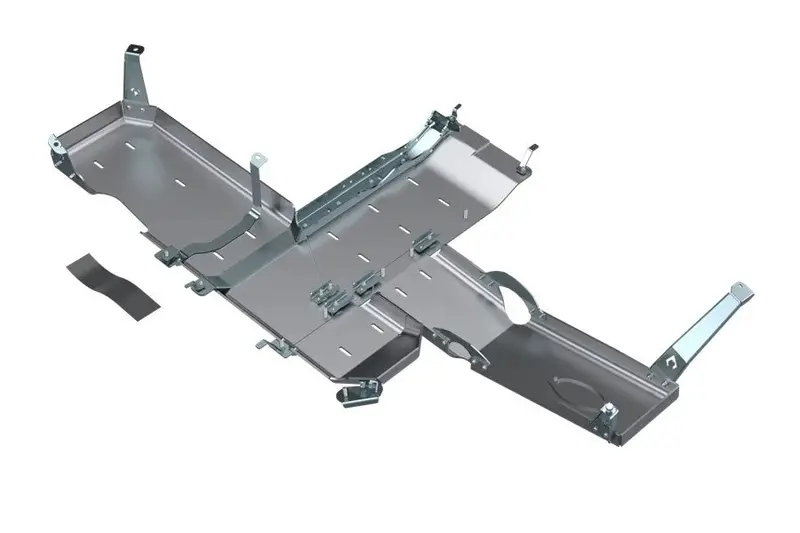 Jeep Wrangler Jl 2-Door 3.6L Artec Industries Full Bellypan Skid Plate W/ Oil Door - Aluminum 1