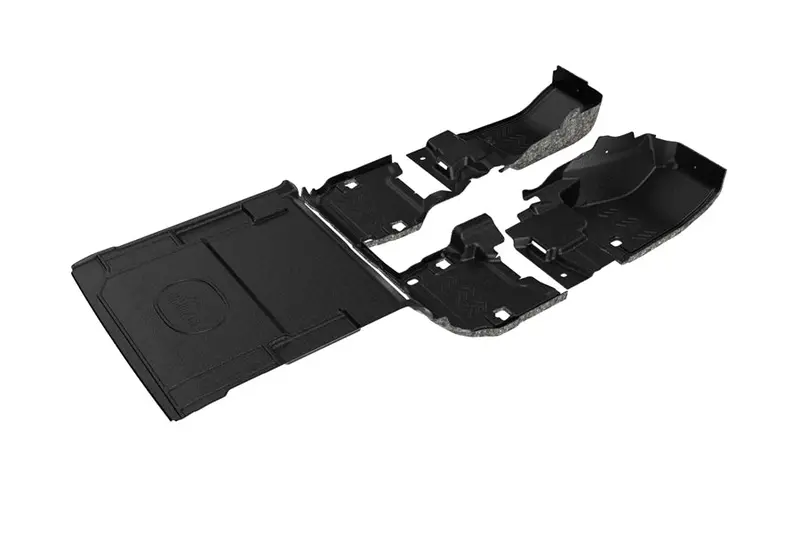 Jeep Wrangler Jl 2-Door Armorlite Front And Rear Flooring Kit W/ Cargo Mat - Mesa Smoke 1