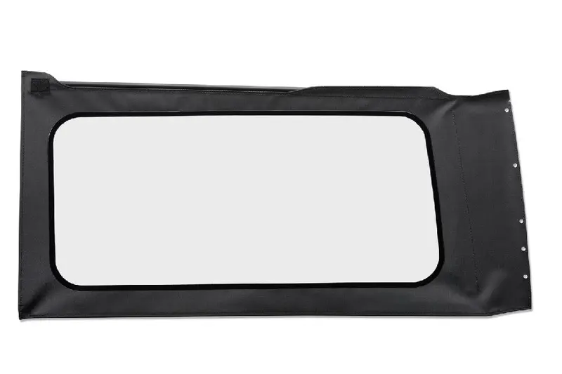 Jeep Wrangler Jl 2-Door Bestop Oe Replacement Window - Quarter Left Hand Position, Clear Black Vinyl 1
