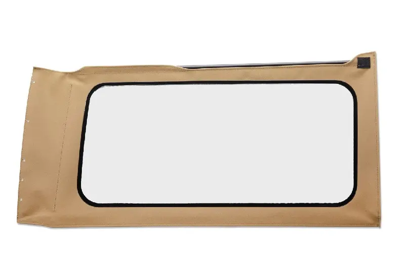 Jeep Wrangler Jl 2-Door Bestop Oe Replacement Window - Quarter Right Hand Position, Clear Tan 1