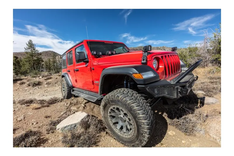 Jeep Wrangler Jl 2-Door Go Rhino Dominator Extreme D1 Side Drop Step - Textured Black 1