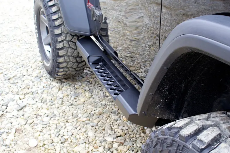 Jeep Wrangler Jl 2-Door Lod Offroad Destroyer Rock Sliders, Black 1