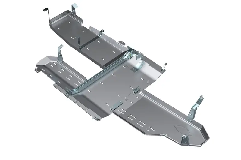 Jeep Wrangler Jl 3.0L Diesel Artec Industries Full Bellypan Skid Plate W/ Oil Door - Aluminum 1