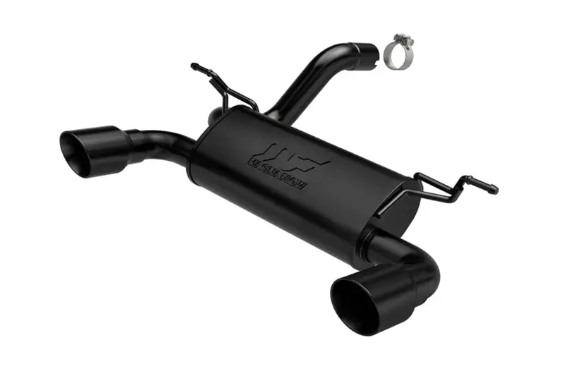 Jeep Wrangler Jl 3.6L Magnaflow Mf Series Axle-Back Exhaust System, Black 1