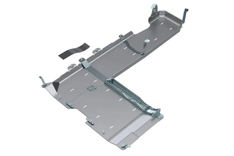 Jeep Wrangler Jl 4-Door 3.6L, 2.0L & 392 Artec Industries T-Case/Fuel Skid Plate Kit, Aluminum 1