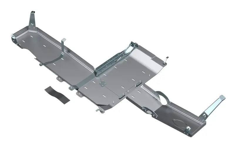 Jeep Wrangler Jl 4-Door 3.6L Artec Industries Full Bellypan Skid Plate W/ Oil Door - Aluminum 1