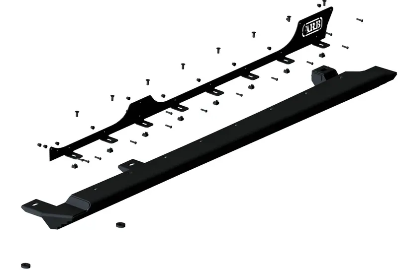 Jeep Wrangler Jl 4-Door Arb Rock Sliders, Black | 4450240 2