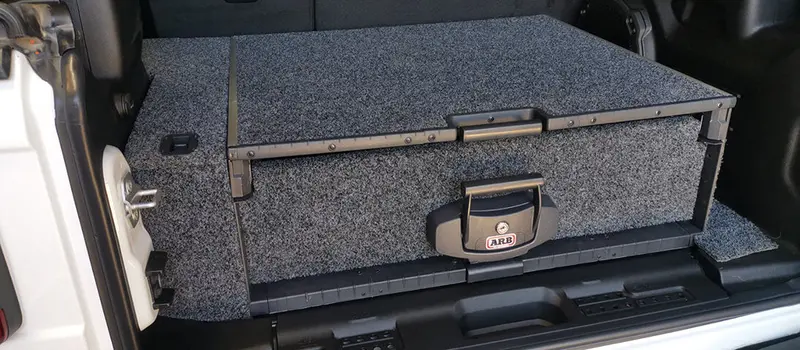 Jeep Wrangler Jl 4-Door Arb Roller Drawer W/ Roller Floor | Rdrf790 2