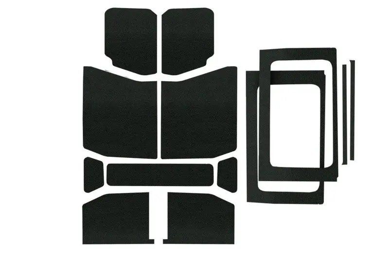 Jeep Wrangler Jl 4-Door Design Engineering Complete Headliner Kit Black Original Finish 1