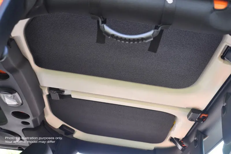 Jeep Wrangler Jl 4-Door Design Engineering Complete Headliner Kit, Gray Original Finish 2
