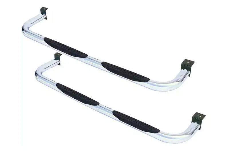 Jeep Wrangler Jl 4-Door Go Rhino 4000 Series Chrome Nerf Bars 1