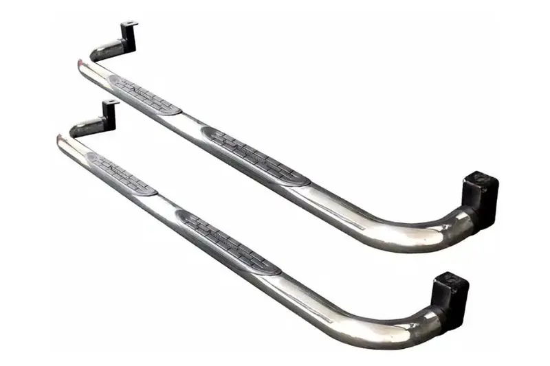 Jeep Wrangler Jl 4-Door Go Rhino 4000 Series Polished Stainless Nerf Bars 1