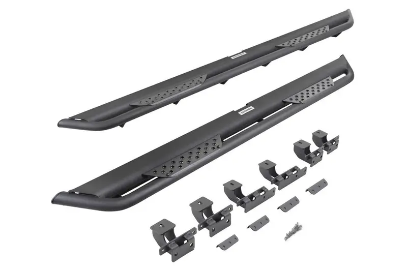 Jeep Wrangler Jl 4-Door Go Rhino Dominator Xtreme Dt Side Steps W/ Mounting Bracket Kit 1