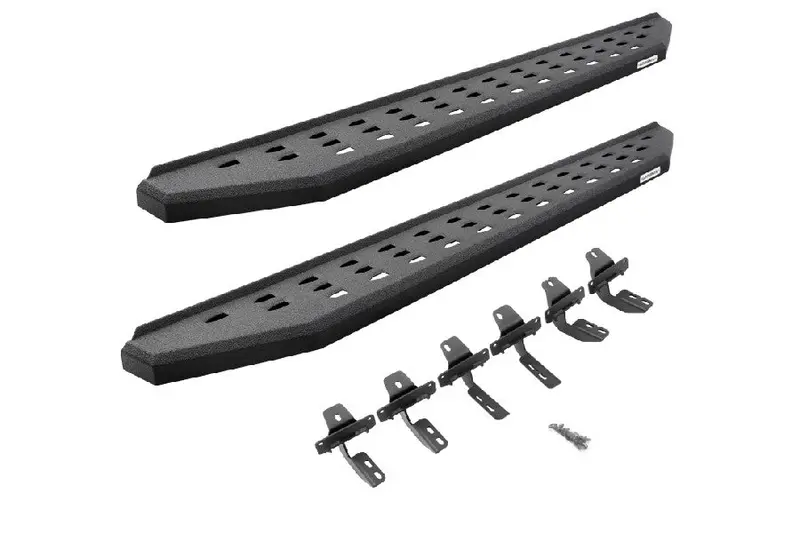 Jeep Wrangler Jl 4-Door Go Rhino Rb20 Running Boards W/ Mounting Brackets - Bedliner Coat 1