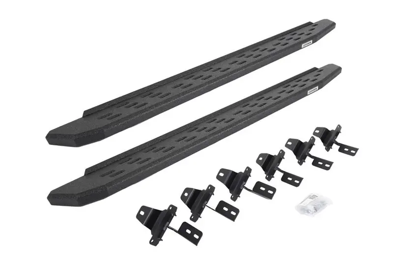 Jeep Wrangler Jl 4-Door Go Rhino Rb30 Running Boards W/ Mounting Bracket Kit 1