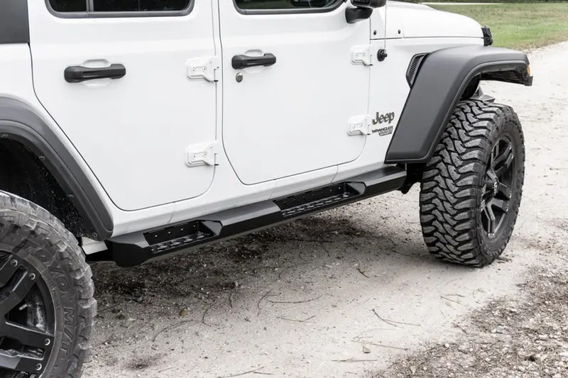 Jeep Wrangler Jl 4-Door Lod Offroad Destroyer Series Rock Sliders, Black 1