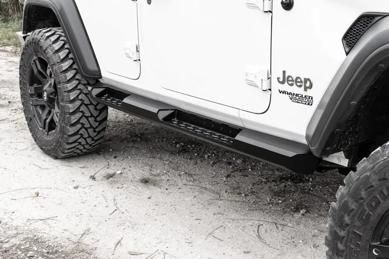 Jeep Wrangler Jl 4-Door Lod Offroad Destroyer Series Rock Sliders, Black 2