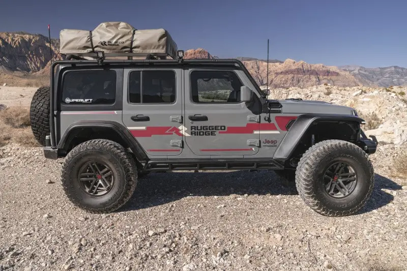 Jeep Wrangler Jl 4-Door Rugged Ridge Sherpa Roof Rack 2