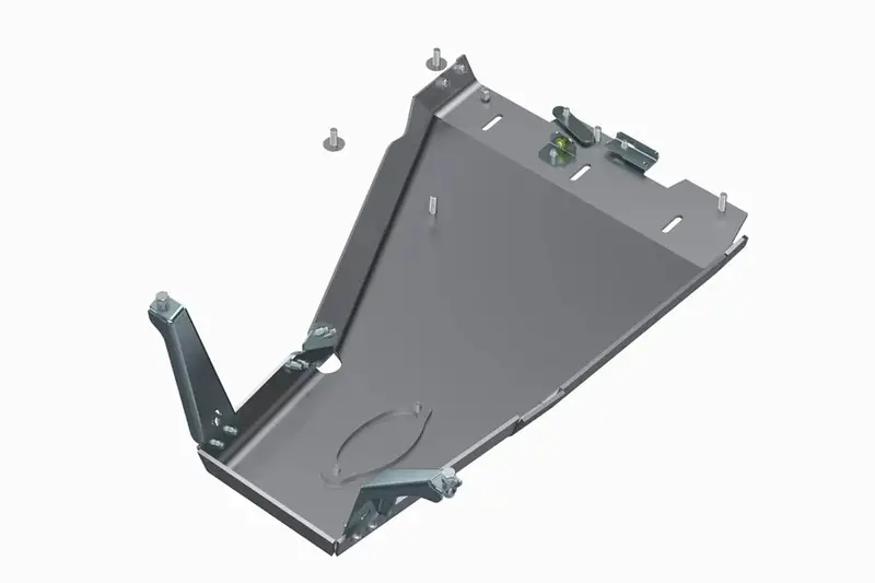 Jeep Wrangler Jl 4Xe Artec Industries Engine Oil Skid Plate W/ Oil Door - Bare 1