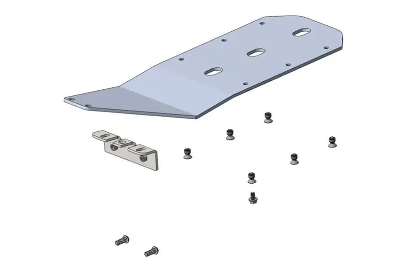 Jeep Wrangler Jl 4Xe Artec Industries Etorque Aluminum Battery Skid Plate 1