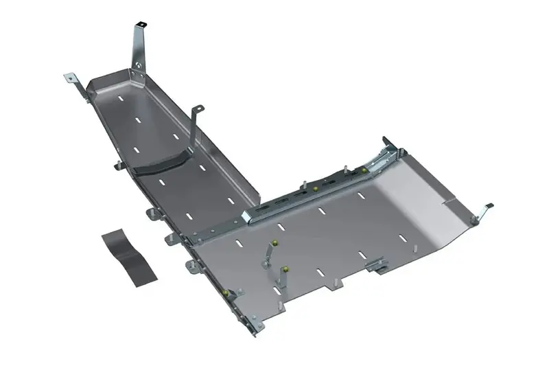 Jeep Wrangler Jl 4Xe Artec Industries T-Case & Fuel Skid Plate - Bare 1
