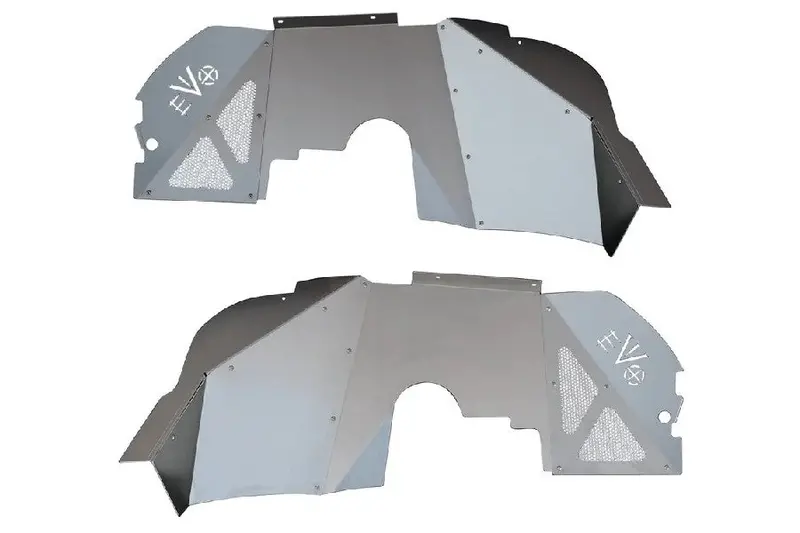 Jeep Wrangler Jl And Gladiator Jt Diesel/392  Evo Manufacturing Front Vented Aluminum Inner Fenders - Fits Coil Spring Suspensions 1