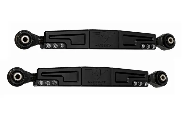 Jeep Wrangler Jl Combat Off Road Howitzer Front Lower Control Arms - Pair, Black 1