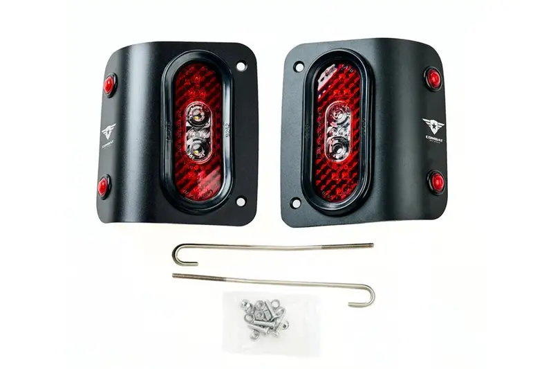 Jeep Wrangler Jl Combat Off Road Tail Gunner Led Tail Light Kit 1