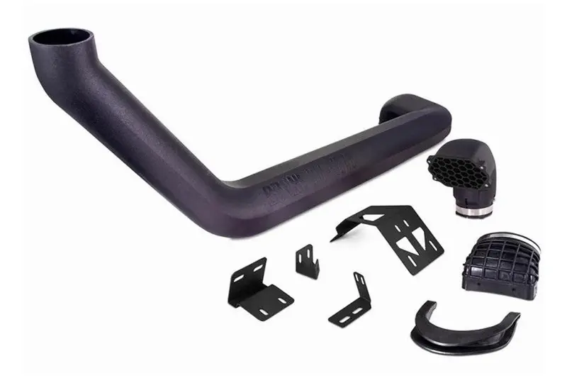 Jeep Wrangler Jl & Gladiator Jt 3.6L Borne Off-Road Snorkel, Miro-Wrinkle Black 1