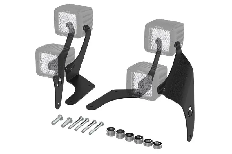Jeep Wrangler Jl & Gladiator Jt Artec Industries A-Pillar Dual Led Cube Light Mounts 1
