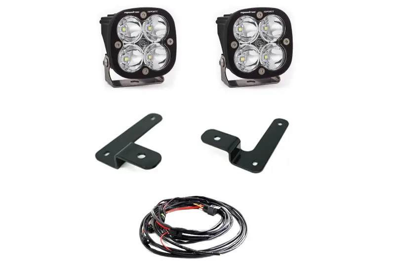 Jeep Wrangler Jl & Gladiator Jt Baja Designs A-Pillar Light  Sport Kit, W/ Toggle Switch 1