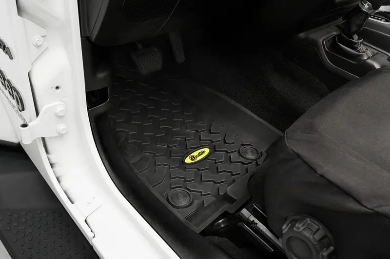 Jeep Wrangler Jl & Gladiator Jt Bestop Front Floor Liners, Black 1