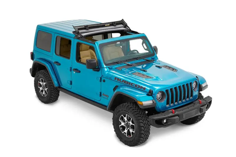 Jeep Wrangler Jl & Gladiator Jt Bestop Sunrider Softtop For Hardtop - Black Diamond 1