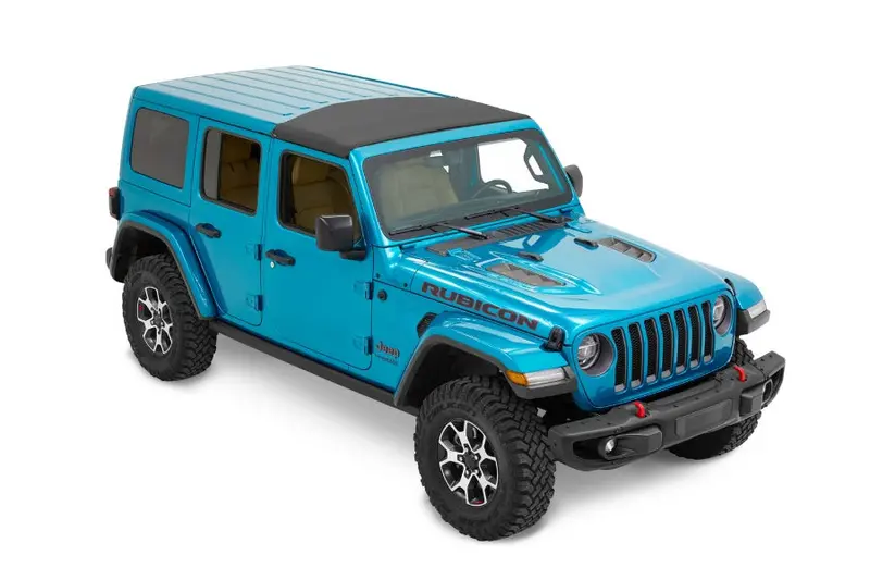 Jeep Wrangler Jl & Gladiator Jt Bestop Sunrider Softtop For Hardtop - Black Diamond 2