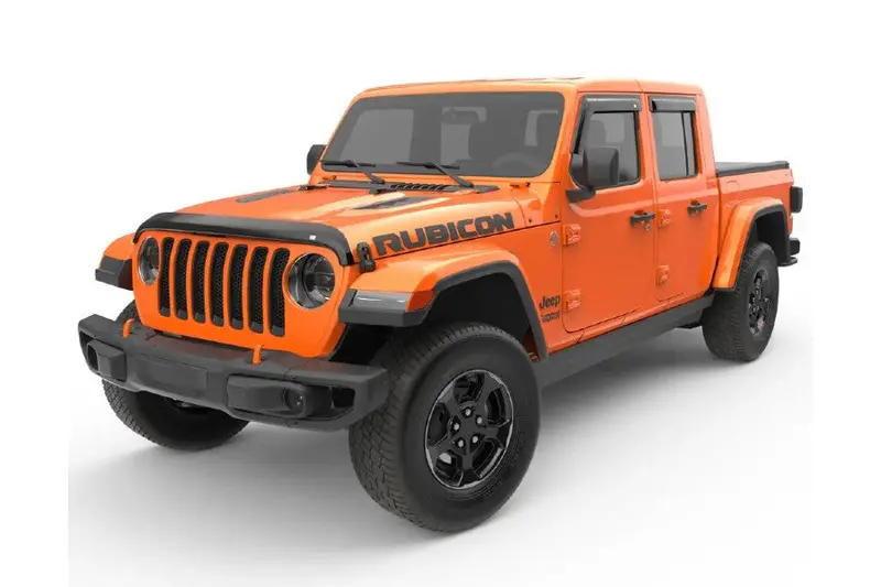 Jeep Wrangler Jl & Gladiator Jt Egr Usa Superguard Hood Guard, Dark Smoke Finish 1